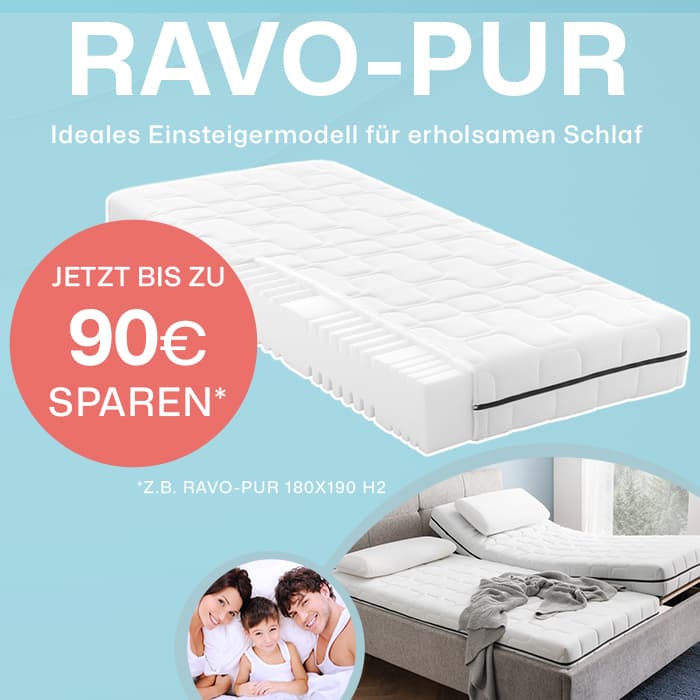 Ravo-PUR Matratze - Bis zu 90€ sparen